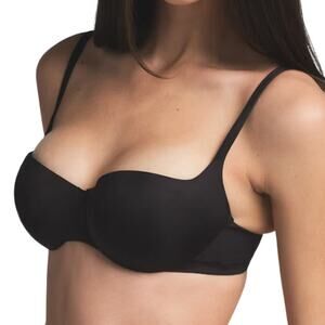 NWT SKIMS Ultimate Balconette Push-Up Bra – Onyx – Size 32C – Retail $64